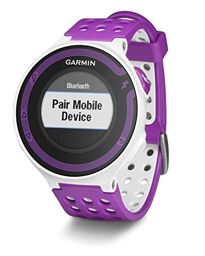 Garmin Forerunner 220 GPS Running Watch with Colour Display and Heart Rate Monitor - White/Violet