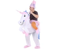 Anself Disfraz hinchable, unicornio, Einhorn