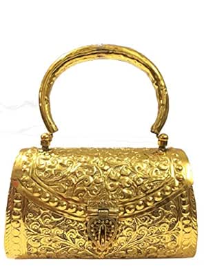 yellow gold clutch