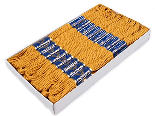 1 Docke Stickgarn / Sticktwist 100 % Baumwolle #7182 Inca Gold