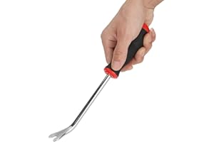Kadimendium Tack Lifter Crowbar Pry Bar Staple Nail Rivet Puller Car Door Repair Buckle Trim Screwdriver Removal Pliers Rivet Demolition Remover Tool