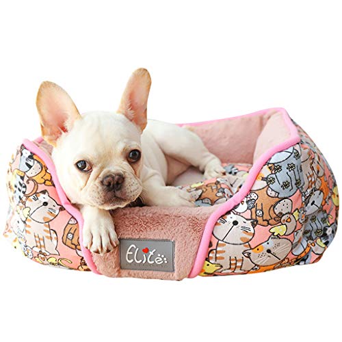 Preisvergleich Produktbild Haustierbett Hundebett Katzenbett - Haustierzubehör Pet Bett Kissen Rechteck Weicher Nest mit Abnehmbarem Gepolsterten Komfortabel und Hautfreundlich Völlig Waschbar