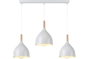 WOTTES Palo Lungo Lampadario A Sospensione, Stile Lampadari Moderni, E27 Lampadario, Per Lampadario Camera Da Letto, Corridoio, Soggiorno, Ecc.