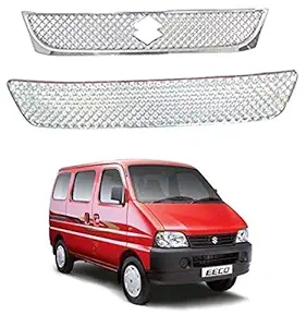 Automart Front Chrome Grill For Maruti Suzuki Eeco 2010-2019 (Set Of 1)