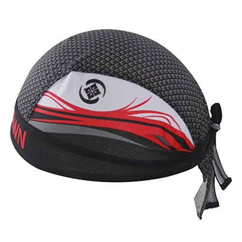 GWELL Bandana Cap Atmungsaktiv Kopftuch Skelette Leopard Bikertuch UV Schutz Fahrrad Erwachsene Radsport - 3