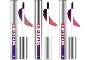 AYAYAMO 3Pcs Peel Off Lip Stain and Liner Set，Long Lasting Waterproof Matte Lip Tint,Non-Stick Cup Nude Lip Gloss,Smudge Proof Lip Liner and Stain，Lip Gloss Set (Light Pink, #1)
