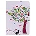 Produktbild Bear Village® iPad Mini 3 Hülle, Ultra Dünnes Smart Ledertasche, Multiwinkel Ständer Funktion Schutzhülle für Apple iPad Mini 3, Baum Katze