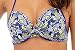 Ladies Blue Yellow and White Aztec Style Design Summer or Winter Sun Holiday Bikini Size 12