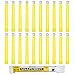 Produktbild Cyalume SnapLight Gelb KnickLichter Glow Sticks – 15cm 6 Inch Industrial Grade Leuchtstab, Ultra helle Light Sticks mit Leuchtdauer 12 Stunden (20-er Pack)