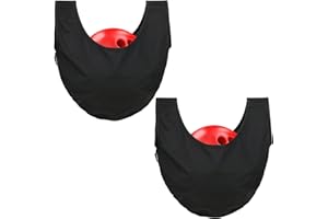 Cosmos 2 Stück Bowling-Wippenbeutel, Mikrofaser-Bowling-Polierer-Taschenreiniger-Handtuch, multifunktionales Bowling-Zubehör, Schüssel-Wippe für Bowling-Ball Reinigung und Aufbewahrung