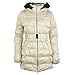 Womens adidas NEO Womens Neo Down Parka in Ecru - 4-6