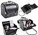 TRIXES Black Cosmetics Multi Compartment Case Bag