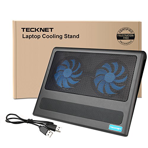 TeckNet&reg Laptopständer mit Lüfter für Notebook von 12-17 Zoll (30,5-43,2 cm) USB, 5 einstellbare Winkel, 360 Grad drehbar - 8