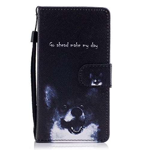 BONROY Huawei Y560 Wallet Case, Huawei Y560 Leather Case, Folio Flip Case Cover for Huawei Y560 with Strap, Premium Soft PU Leather Notebook Wallet Cute Animal Cat Pattern Design Case with [Kickstand] Stand Function Card Holder and ID Slot Slim Flip Protective Skin Cover for Huawei Y560