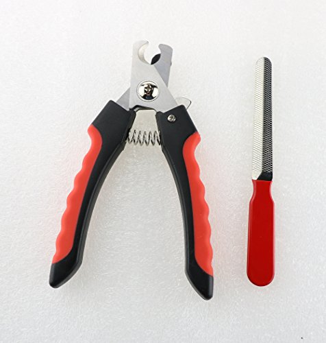 Ceesc-Coupe-griffes-pour-chiens-et-chats-Sharp-tondeuse--ongles-avec-lime--ongles-Ensemble-Rouge-Essential-Kit-de-toilettage