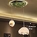 Produktbild Moderne neue chinesische Kronleuchter Wohnzimmer Restaurant Teak Gabel Harz Lampe einfache kreative Persönlichkeit Kunst Lotus Lampe , 5-10w