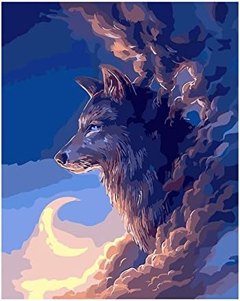 LHZ DIY Oil Painting by Numbers Kits Theme - Digital Oil Painting Canvas Kits PBN for Adults Children Kids Birthday, Wedding or new accommodation, Christmas Decor Decorations Gifts -16*20 inches , With Frame