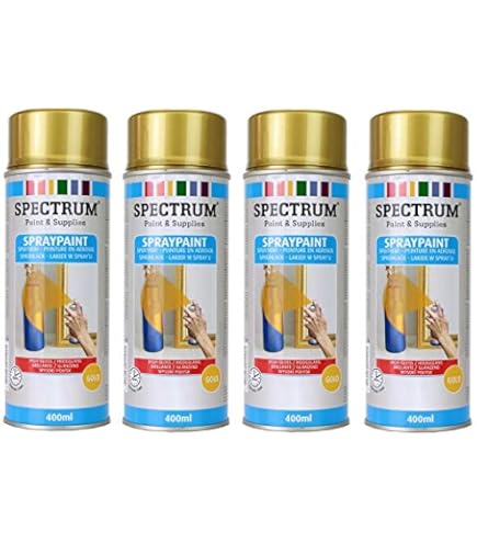 Bombe De Peinture Pailletée Or