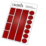 Laleni 13 Stickers Autocollants Reflecteurs - Sécurité Enfant Nuit, Rouge