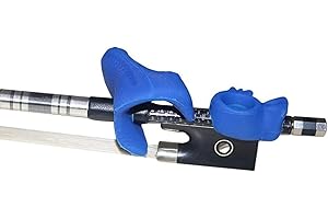 BBTISG Violin Bow Grip Corrector, All Size Silicone Violin Bow Grip Violin Bow Holder Grip Corrector Viola Bow Teaching Aid Violin Bow Grip Accessory (Blue)