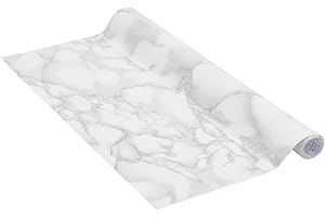 Venilia Papier adhésif | Marbre gris Aspect marbre Gris | 45 cm x 1,5 m, Épaisseur 95μ | Film autocollant pour meuble et cuisine, film décoratif, papier peint | PVC sans phtalates | Fabriqué en UE