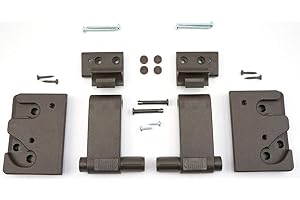 WDF-Service GmbH Braas Ersatzteil, komplette Griffmechanik braun, für Braas Atelier-Fenster (AF`86/BA)