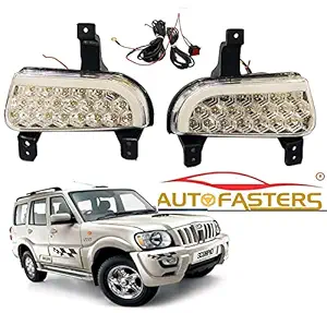 Autofasters Car 21 Led fog Light with DRL Day Running Light For Mahindra Scorpio Hawk