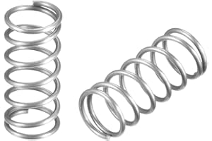 JPGhaha 20PCS Small Compression Spring Strong Elasticity 9mm OD 0.8mm Wire Size 12mm Compressed Length 20mm Free Length 11N Load Capacity for Home Projects 304 Stainless Steel Silver Extension Spring