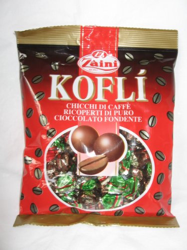 Preisvergleich Produktbild Zàini Kofli Schokoladenpraline mit Kaffeebohne 100 gr.