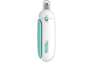 CHENRI Cat Nail Clippers with Adjustable Aperture, Coupe-ongles pour chat avec ouverture réglable, Coupe Griffes Chat Professionnels avec Lime à Ongle, Coupe Ongles en Acier Inoxydable pour Chat Chien (Bleu)