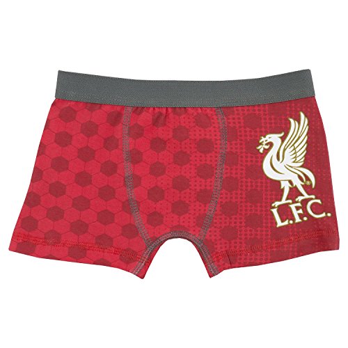 Liverpool FC 'LFC' Boys Boxer Trunks - Age 4-12 Years - 7-8 years (128 cms)