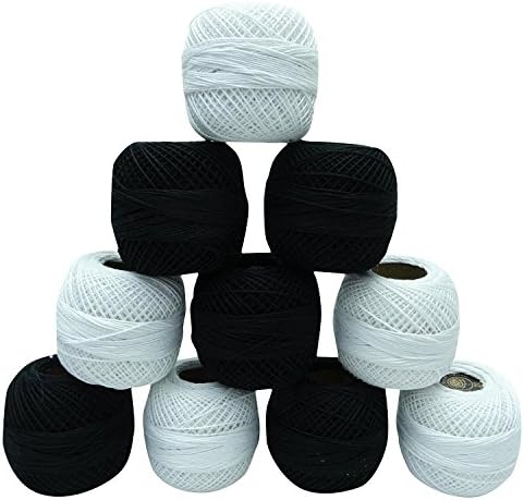 Anchor 10 Pieces Cotton Crochet Spun Knitting Thread Skein Embroidery Ball