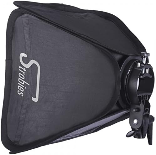 InterfitPhotographic STR179 Strobies S-Type Speedlight Bracket & Softbox Kit (Black)