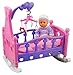 Produktbild Dominiti Puppenwiege / Puppenbett mit Puppe und Mobile und Zubehör und Bettzeug