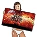 Produktbild XtremePads [ Große XXL Gaming-Maus-Pad / Mat Schreibtischunterlage ] - ( Artistic Fantasy Tree Planet Moon Stars Red Silhouette )