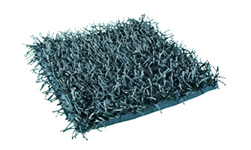 Gözze Kissenhülle, Langflor, Metallic-Optik, 40 x 40 cm, Shaggy, Petrol, 85156-54-4040