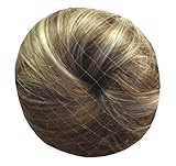 Coloured Hair Bun Holder for Women- Pack of 10- Strong Plastic Hairnet- Rip Resistant Grid Structure- 10 Styling Pins- Seemingly Invisible- Best Mesh for Gym/ Ballet/ Dance/ Equestrian/ Running