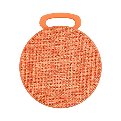 L'émouchet Baby White Noise Sound Machine,4 Soothing Nature Sounds+5 Lullabies, Rechargeable Battery, Auto-Off Timer 30mins/60mins/90mins,Baby-Safe Clip,Portable Sleep Therapy?Orange?