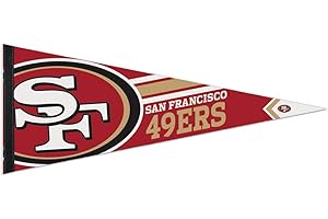 WINCRAFT NFL 14529115 San Francisco 49Ers - Banderín premium (30,5 x 76,2 cm)