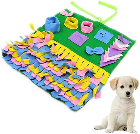 Tie langxian Premium Foldable Dog Mat Slow Feeding Mat Dog Training and Feeding Mat for Small, Medium and Large Dogs, Stress Release Pad