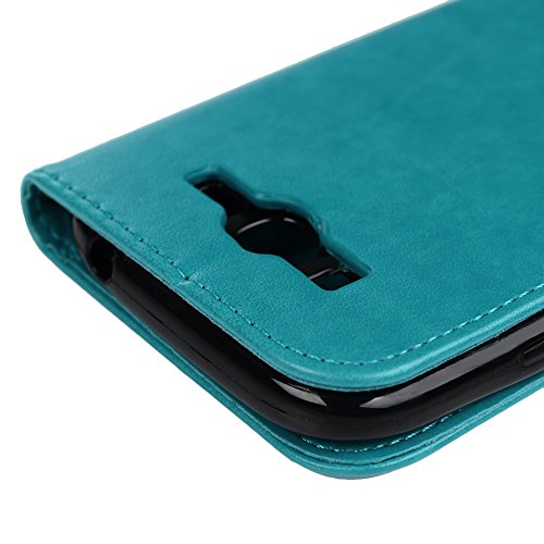 Badalink Hülle für Samsung Grand Neo i9060 Hülle Schutzhülle Bunt Druck PU Leder Flip Wallet Case mit Magnetverschluss Bäume Baum des Lebens Muster Cover Handyhülle Schale - 5