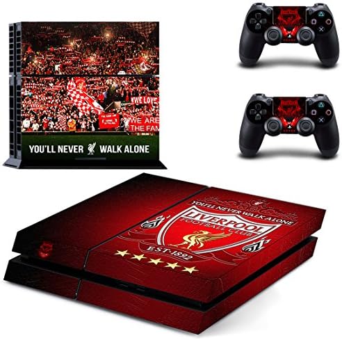 Liverpool Skin PS4 / Xbox ONE Vinyl Sticker Decal for Console &amp; 2 Controllers Brand NEW (ps4, Liverpool)