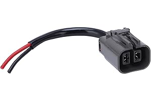 Leapiture Arnés del alternador Arnés del Enchufe del regulador del alternador Conector de Cola de Cerdo de 2 Pines GY0118 300E Reemplazo