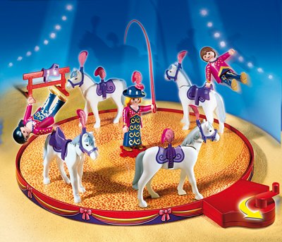 Preisvergleich Produktbild PLAYMOBIL® 4234 - Zirkus - Pferdedressur mit Drehmanege