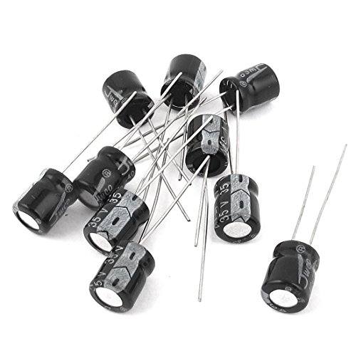 10-Pcs-35V-47uF-105C-Radial-Lead-Electrolytic-Capacitor-6mm-x-8mm