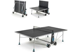 CORNILLEAU - Table de ping Pong d'extérieur 200X Outdoor - Loisir de Jardin - Agrément FFTT - Gris