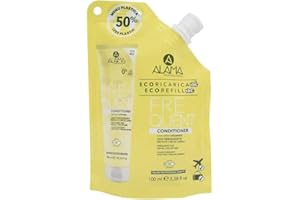 A ALAMA Alama Professional Eco-Refill Frequent odżywczy odżywka, odżywka do wszystkich rodzajów włosów, formuła witaminowa, 90% naturalnych składników, wegańskie, 100 ml