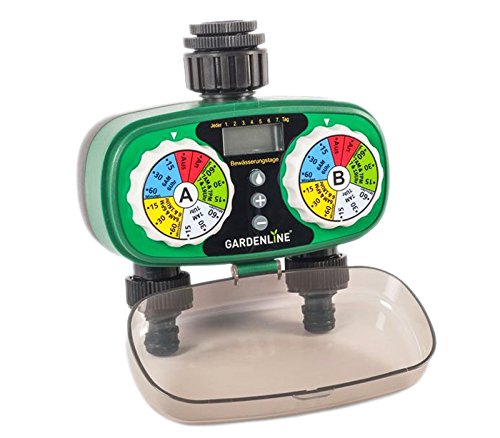 DIGITALER 2 Wege WASSERZEITSCHALTUHR COMPUTER BEWÄSSERUNGSCOMPUTER WASSERUHR