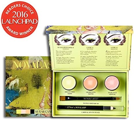 Novalash 24 Hour Cream Eye Shadows Triptychs - Perfect Gift Set For Her - Sugar Candy Mountain