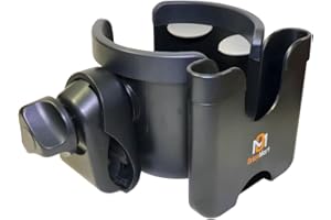 OrionMart Cup Holder for Pram Universal Pushchair Mobile Holder | Portable Buggy Cup Holder pram accessories - For Push Chair Bike Walker Wheelchair to Hold Mobile and Drinks